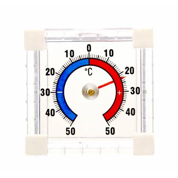 Samoprzylepny termometr okienny 75x75 cm